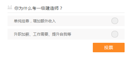 调查：你为什么考一级建造师？